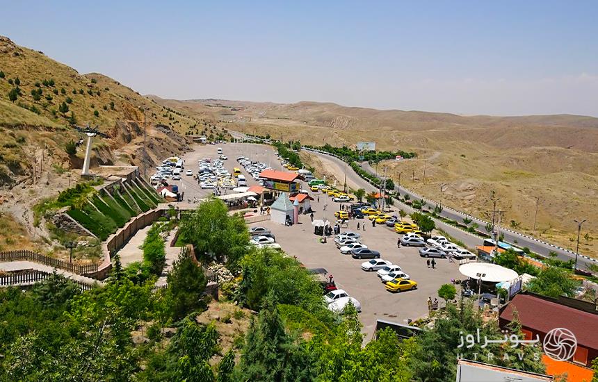 پارکینگ مجموعه تفریحی گردشگری چالیدره طرقبه Chalidarreh Parking